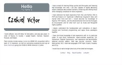Desktop Screenshot of ezekielvictor.com